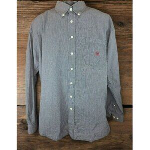 Cinch Mens Button-Down Black Check Shirt XL Western Cowboy